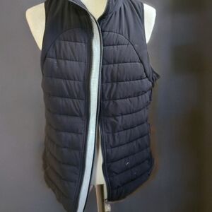 Tangerine Midnight Black Puffer Vest